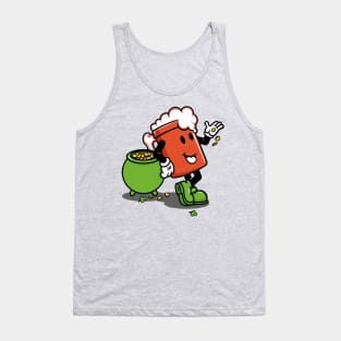 Cartoon Beer Irish Bock St. Patricks Day Tank Top